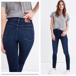 NWT Madewell “10 high rise skinny jeans